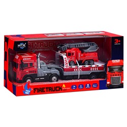 Машина "Перевозчик пожарной техники" (свет,звук) в коробке