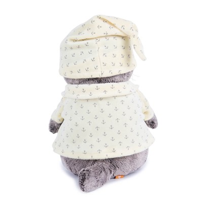 Мягкая игрушка «Кот Басик», в пижаме, 19 см