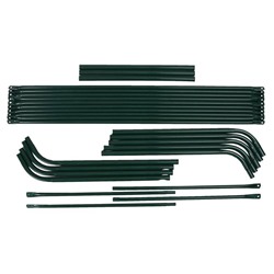 Мини-теплица, 2.5×1.4×1.15 м, стальной каркас d=16 мм, спанбонд 60 г/м²