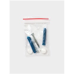 Вешалка настенная, 5 крючков, белая