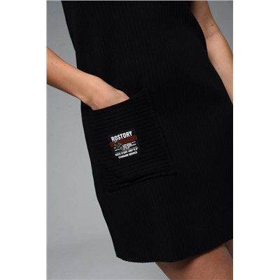 67147 сарафан женский (Черный)