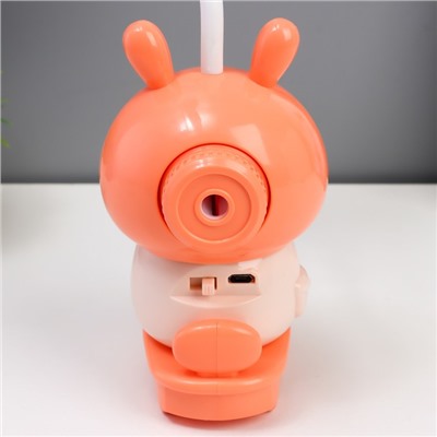 Ночник «Зайчик»LED 2 Вт USB АКБ розовый 7.5×9.5×32 см RISALUX