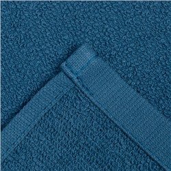 Полотенце махровое «Экономь и Я», 70×130 см, хлопок 100%, 350 г/м², синее