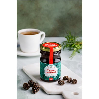 Сироп из сосновой шишки "Сосновый" / банка / 250 гр / Солнечная Сибирь