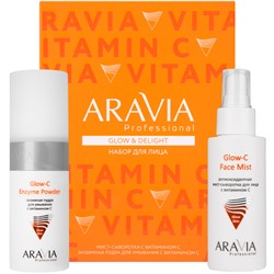 ARAVIA Набор для ухода за кожей лица Glow & Delight