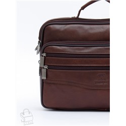Портфель мужской кожаный 7807-4 brown Fuzhinino  в Новосибирске