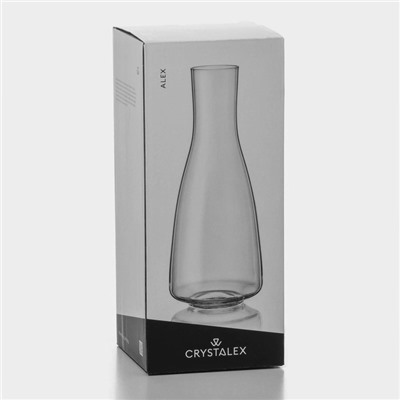 Декантер Bohemia Crystal Alex, 1.2 л, хрустальное стекло, прозрачный