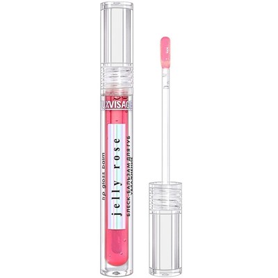 LUX visage Блеск-бальзам для губ  JELLY ROSE увлажнение
