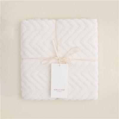 Полотенце махровое SL HOME: Geometry «Блан де Блан», 50×90 см