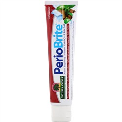 Nature's Answer, PerioBrite, Natural Brightening Toothpaste with CoQ10 & Folic Acid, Cinnamint, 4 oz (113.4 g)