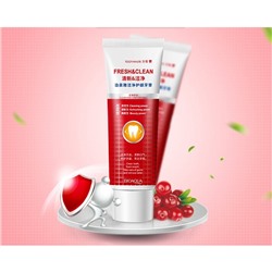 Зубная паста отбеливающая с мятой со вкусом клюквы Bioaqua