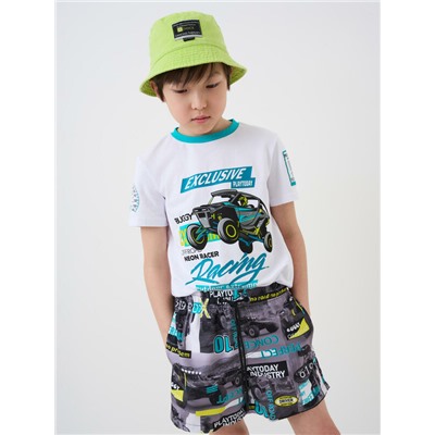 Панама текстильная джинсовая для мальчиков