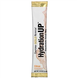 California Gold Nutrition, HydrationUP, смесь для приготовления электролитического напитка, цитрус, 20 пакетиков по 4,4 г (0,16 унции)