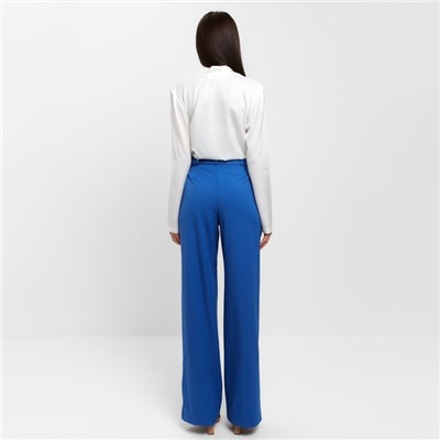 Брюки женские прямые MIST: Pants, размер 44, синие