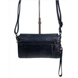 Женская сумка из натуральной кожи, цвет черный