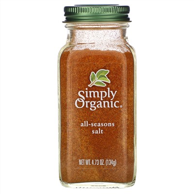 Simply Organic, Соль «Все сезоны», 4,73 унции (134 г)