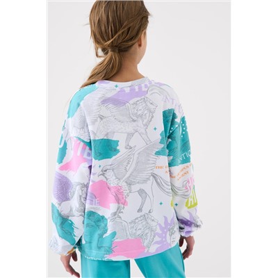 Толстовка трикотажная для девочек PLAYTODAY, 1240791