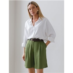 Шорты изо льна с вискозой