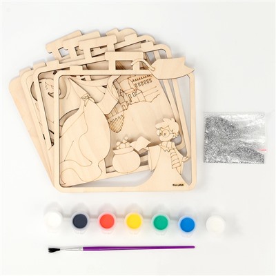 Роспись по дереву на новый год «Волшебство», набор для творчества