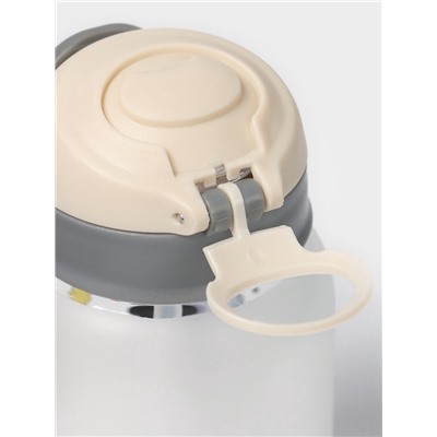 Бутылка для воды «Космонавты», 450 мл, 8.2×15 см, МИКС, матовое стекло