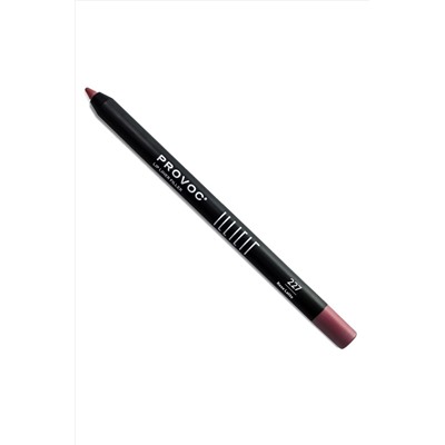 Provoc Полуперманентный гелевый карандаш для губ / ILLICIT Lip Liner Filler WP 227 Rose Latte, 1,2 г KRISTALLER, 1130632