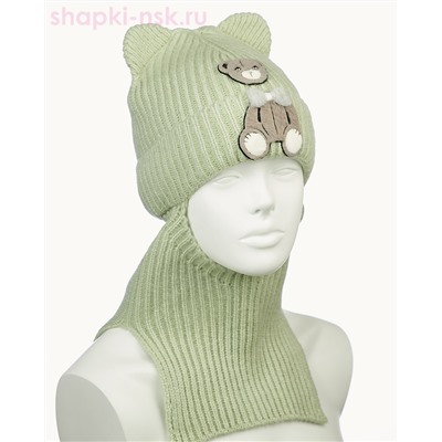 01-44-R Балаклава-шлем для девочки (48-50)