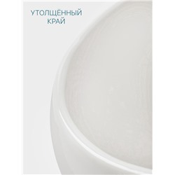 Блюдо Hanna Knövell, 430 мл, h=9.6 см, фарфор, белое