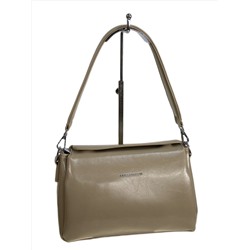 Женская сумка из искусственной кожи, цвет коричневый