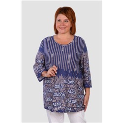 Живопись - туника синий