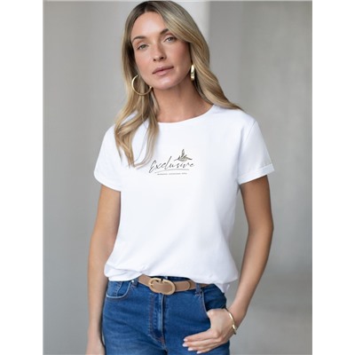 VILATTE Футболка D49.146