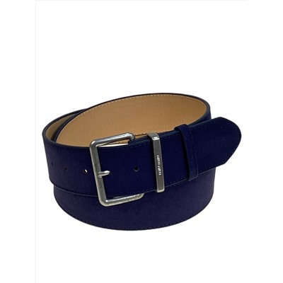 Ремень женский из искусственной замши, цвет тёмно синий