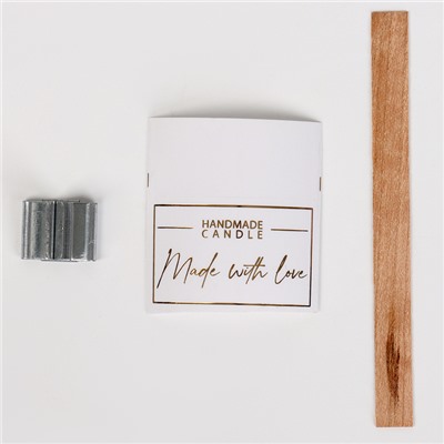 Свеча своими руками. Создание ароматической свечи из двух видов воска с сухоцветами «Спелая вишня», набор для творчества