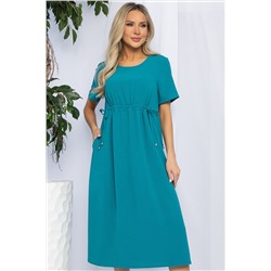 Платье Цветы Лета (морская волна) П13056-18М