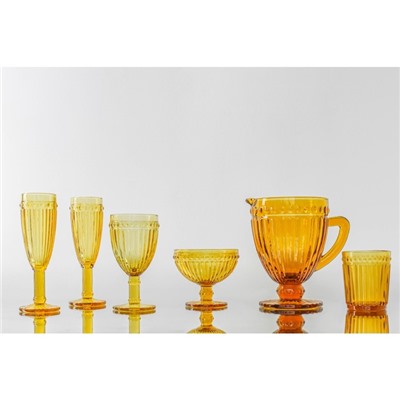 Бокал для шампанского «Босфор», 160 мл, 7×7×20 см, стекло, жёлтый