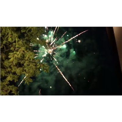 Фейерверк-шоу: огненные буквы + парковый фейерверк