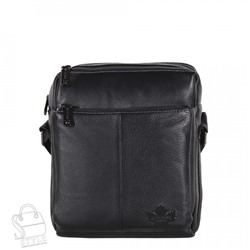Сумка мужская кожаная 6882-2Z black Zinimsk