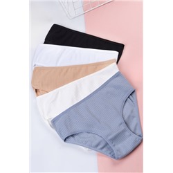 Трусы для девочки в рубчик 5шт. Happyfox