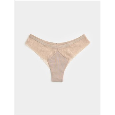 Трусы CONTE Zebra LBR 1358 Трусы «бразилиана» с V-образной линией талии женские