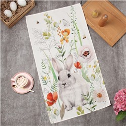 Полотенце «Этель. Луговые цветы», 40×73 см, 100% хлопок, саржа 190 г/м²