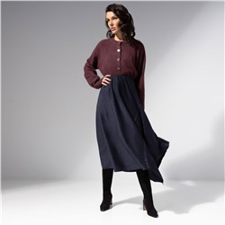 Юбка асимметричного кроя, Грация рассвета (синяя)