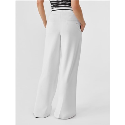 Брюки из эластичного футера двухнитки