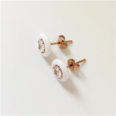 Серьги с керамикой