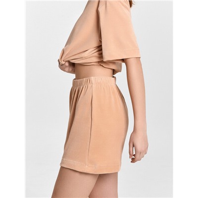 КОМПЛЕКТ ЖЕНСКИЙ (ДЖЕМПЕР, ШОРТЫ) 592606