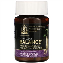Cheong Kwan Jang, Koreselect, Balance, 30 Veggie Capsules