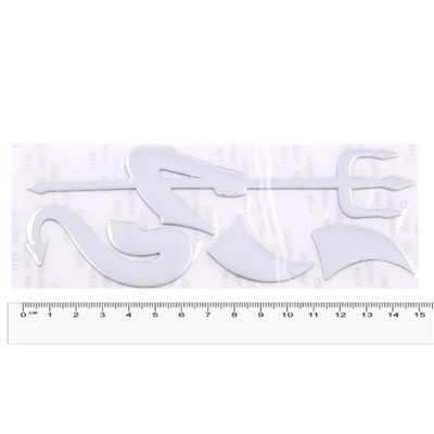 Эмблема хром SW «Чертик», S32