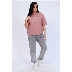 Футболка 82018 (Сухая роза)