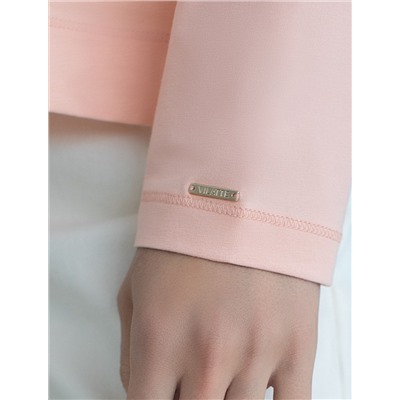 Базовый лонгслив из премиального хлопка с эластаном