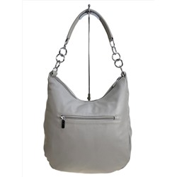 Женская сумка из искусственной кожи, цвет светло серый