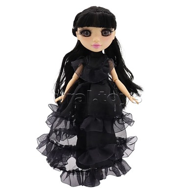 Модная кукла коллекция Glam Core, Венди Gothic Core, в черном платье, 27см,