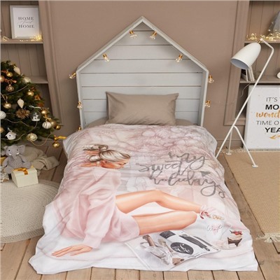 Постельное бельё 1.5-спальное «Этель» Sweet holidays, бязь